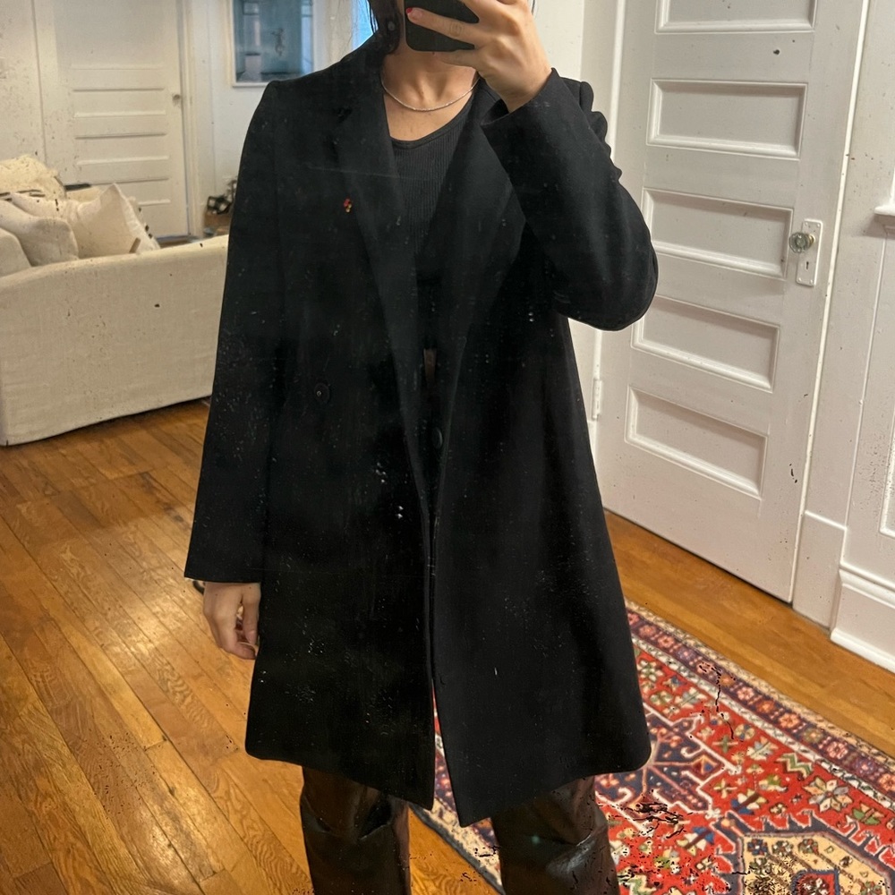 Black pea coat
